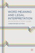 Word Meaning and Legal Interpretation... - Bild 1