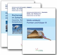 Sparpaket: Matto Lernstufe 3 inkl. Geometrie / Matto, der Wattwurm - Voss, Suzanne;Skwirblies, Sigrid