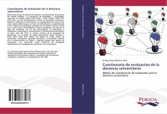 Cuestionario de evaluación de la docencia universitaria - Aparicio Arias, Enrique Jesus