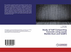 Study of Self Compacting Concrete using waste Marble Dust and GGBFS