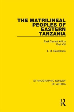 Cover The Matrilineal Peoples of Eastern Tanzania (Zaramo, Luguru, Kaguru, Ngulu) (eBook, ePUB)