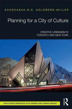 Planning for a City of Culture (eBook, ePUB) - Goldberg-Miller, Shoshanah
