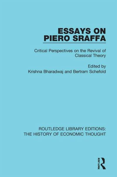 Essays on Piero Sraffa (eBook, PDF)