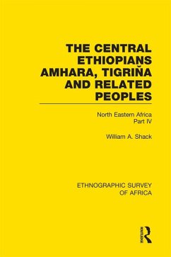 Cover The Central Ethiopians, Amhara, Tigrina and Related Peoples (eBook, PDF)