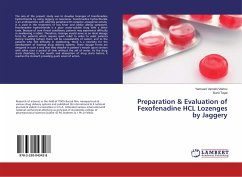 Preparation & Evaluation of Fexofenadine HCL Lozenges by Jaggery - Vamshi Vishnu, Yamsani;Tayal, Sunil