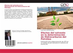 Efectos del solvente en la determinación de Hidrocarburos del Petróleo