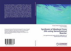 Synthesis of Biodiesel from Oils using Sonochemical Reactor - Sastry, Susarla Venkata Ananta Rama;Murthy, Ch. V. R.