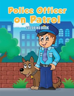 Police Officer on Patrol Coloring Book - Kids, Coloring Pages for