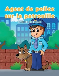 Agent de police sur la patrouille - Kids, Coloring Pages for