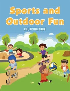 Sports and Outdoor Fun Coloring Book - Kids, Coloring Pages for