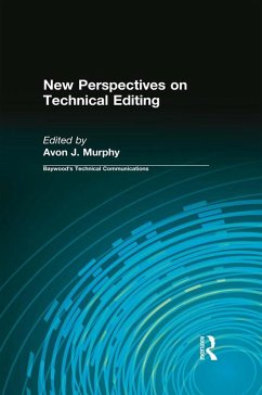 New Perspectives on Technical Editing (eBook, PDF) - Murphy, Avon J; Sides, Charles H
