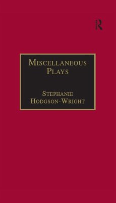 Miscellaneous Plays (eBook, PDF) - Hodgson-Wright, Stephanie
