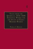 Texts from the Querelle, 1616-1640 (eBook, PDF)