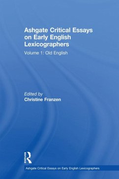 Cover Ashgate Critical Essays on Early English Lexicographers (eBook, ePUB)