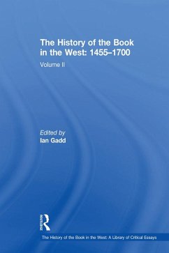 Cover The History of the Book in the West: 1455-1700 (eBook, PDF)