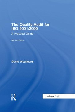 The Quality Audit for ISO 9001:2000 (eBook, PDF) - Wealleans, David