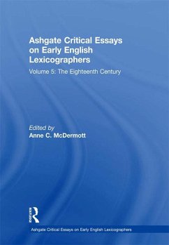 Cover Ashgate Critical Essays on Early English Lexicographers (eBook, PDF)