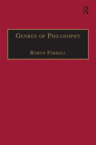 Genres of Philosophy (eBook, ePUB)