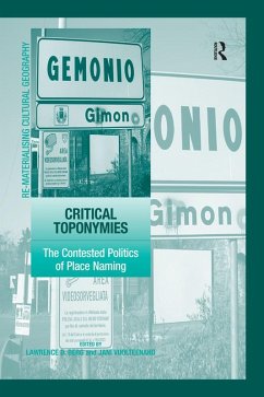 Critical Toponymies (eBook, PDF) - Vuolteenaho, Jani