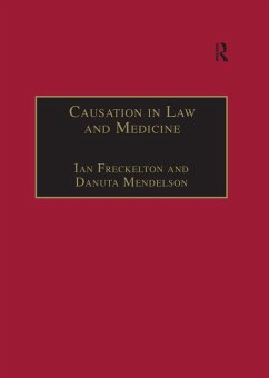 Causation in Law and Medicine (eBook, PDF) - Mendelson, Danuta