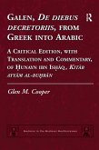 Galen, De diebus decretoriis, from Greek into Arabic (eBook, ePUB)