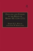 England and Europe in the Reign of Henry III (1216-1272) (eBook, ePUB)