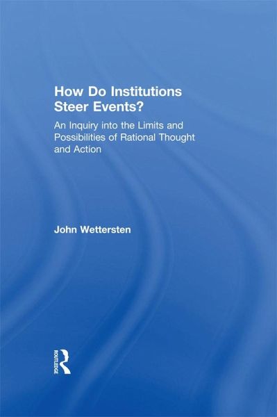 How Do Institutions Steer Events? (eBook, PDF)
