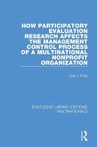 How Participatory Evaluation Research Affects the Management Control Process of a Multinational Nonprofit Organization (eBook, PDF)