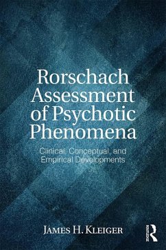 Cover Rorschach Assessment of Psychotic Phenomena (eBook, PDF)
