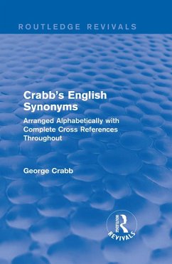 Routledge Revivals: Crabb's English Synonyms (1916) (eBook, PDF) - Crabb, George