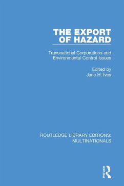 Cover The Export of Hazard (eBook, ePUB)