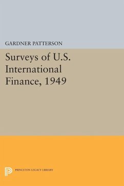 Cover Surveys of U.S. International Finance, 1949 (eBook, PDF)