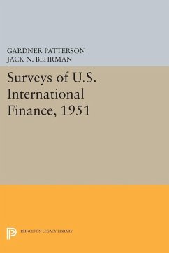 Cover Surveys of U.S. International Finance, 1951 (eBook, PDF)