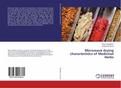 Microwave drying characteristics of Medicinal Herbs - Radhika.G, Bhanu;Devi.N, Annapurna