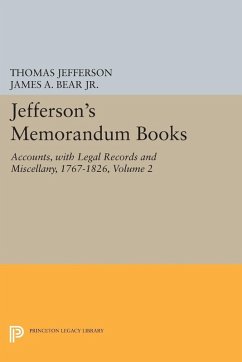 Cover Jefferson's Memorandum Books, Volume 2 (eBook, PDF)