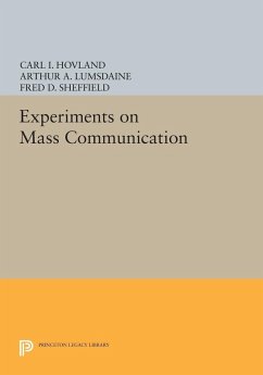 Experiments on Mass Communication (eBook, PDF) - Hovland, C. I.