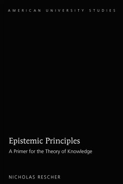 Epistemic Principles (eBook, PDF) - Rescher, Nicholas