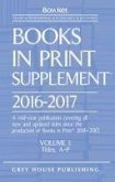 Books in Print Supplement - 3 Volume Set, 2016/17
