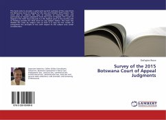 Survey of the 2015 Botswana Court of Appeal Judgments