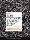 El-Hi Textbooks & Serials in Print - 2 Volume Set, 2017
