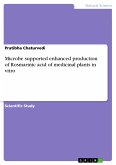 Microbe supported enhanced production of Rosmarinic acid of medicinal plants in vitro (eBook, PDF)