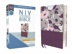 NIV, Thinline Bible, Compact, Imitation Leather, Purple, Red Letter Edition - Zondervan