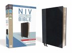 NIV, Thinline Bible, Large Print, Imitation Leather, Black/Gray, Red Letter Edition