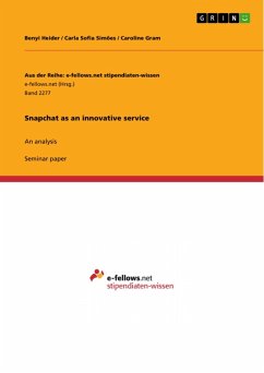 Snapchat as an innovative service (eBook, PDF)