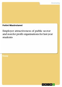 Employer attractiveness of public sector and non-for profit organisations for last-year students (eBook, PDF) - Mastroianni, Fotini
