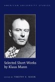 Selected Short Works by Klaus Mann (eBook, ePUB)