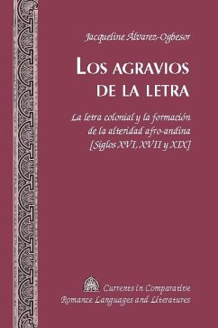 Cover Los agravios de la letra (eBook, PDF)