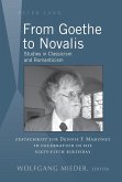 From Goethe to Novalis (eBook, ePUB)
