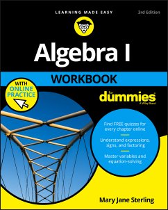 Algebra I Workbook For Dummies (eBook, PDF) - Sterling, Mary Jane
