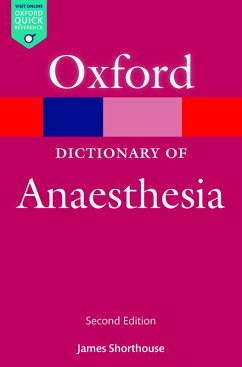 A Dictionary of Anaesthesia (eBook, ePUB) - Shorthouse, James